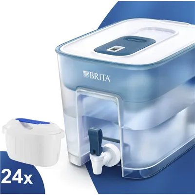 Brita Flow filtračný zásobník na vodu modrá 8,2 l + 24 ks filtra Filter Logic FL-402H