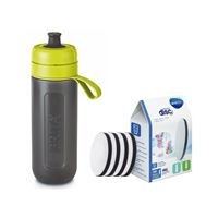 Brita Fill & Go Active filtračná fľaša limetková + 4 ks filtra