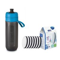 Brita Fill & Go Active filtračná fľaša modrá + 7 ks filtra