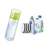 Brita Fill & Go Vital filtračná fľaša limetková 0,6 l + 4 ks filtra