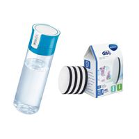 Brita Fill & Go Vital filtračná fľaša modrá 0,6 l + 4 ks filtra