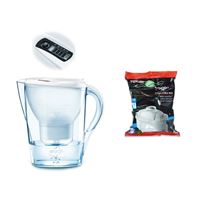 Filtračná kanvica Brita Marella Cool biela + 1 ks Filter Logic FL-402H