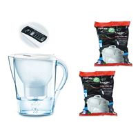 Filtračná kanvica Brita Marella Cool biela + 2 ks Filter Logic FL-402H