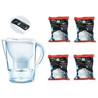 Filtračná kanvica Brita Marella Cool biela + 4 ks Filter Logic FL-402H