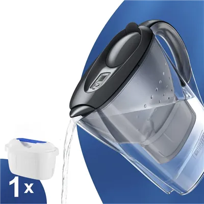 Brita Marella grafitová filtračná kanvica 2,4 l + 1 ks filtra FilterLogic FL-402H