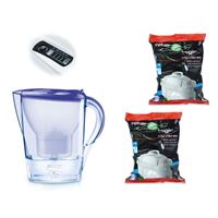 Filtračná kanvica Brita Marella Cool levanduľa + 2 ks Filter Logic FL-402H
