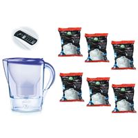 Filtračná kanvica Brita Marella Cool levanduľa + 6 ks Filter Logic FL-402H
