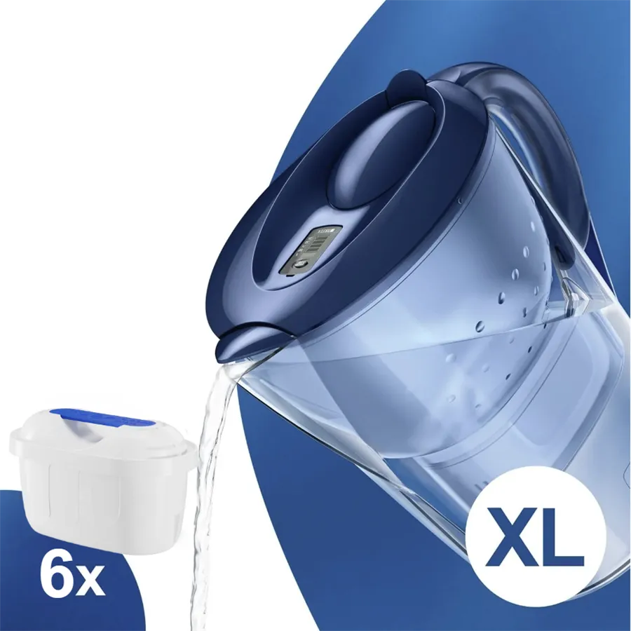 Brita Marella XL modrá filtračná kanvica 3,5 l + 6 ks filtra FilterLogic FL-402H