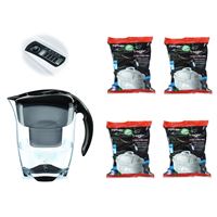 Brita Elemaris Meter XL čierna + 4 ks Filter Logic FL-402H