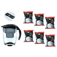Brita Elemaris Meter XL čierna + 6 ks Filter Logic FL-402H