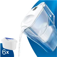 Filtračná kanvica Brita Aluna Cool Memo biela + 6 ks Filter Logic FL-402H