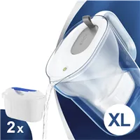 Filtračná kanvica Brita Fill & Enjoy Style XL sivá + 2 ks Filter Logic FL-402H