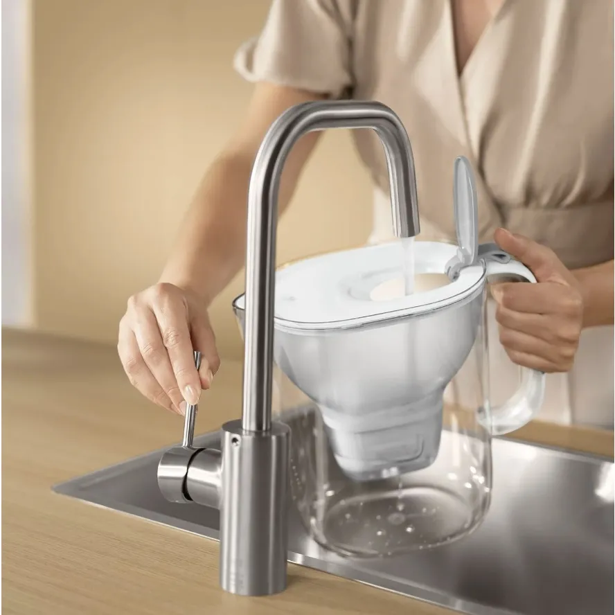 Filtračná kanvica Brita Fill & Enjoy Style XL sivá + 2 ks Filter Logic FL-402H