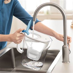 Filtračná kanvica Brita Fill & Enjoy Style XL modrá + 1 ks Filter Logic FL-402H