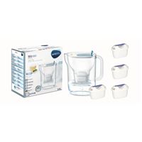 Filtračná kanvica Brita Fill & Enjoy Style XL modrá + 4 ks Filter Logic FL-402H