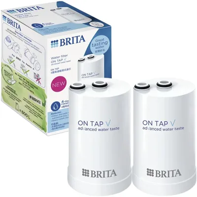 Brita ON TAP V CU CE2 náhradný filter, 4stupňová filtrácia 600 l 2 ks