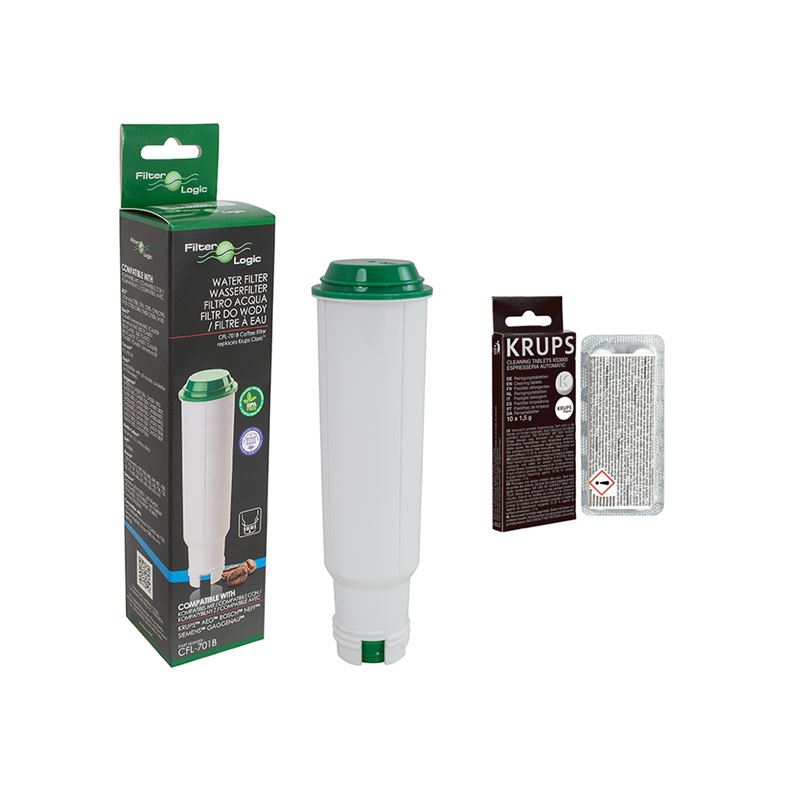 Filter Logic CFL-701B filter (za Krups F08801) + Krups XS300010 čistiace tablety