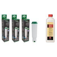 Filter Logic CFL-701B (za Nivona Claris NIRF700) 3 ks + NICC 705 tekutina na odstraňovanie zvyškov mlieka