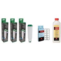 Filter Logic CFL-701B (za Nivona Claris NIRF700) 3 ks + NIRT 701 čistiace tablety 10 ks + Nicco 705 tekutý prostriedok na odstraňovanie zvyškov mlieka