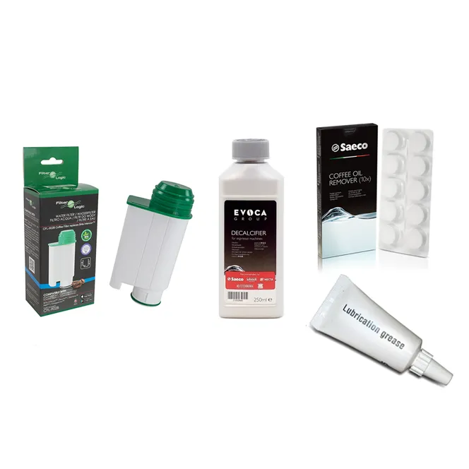 Filter Logic CFL-902B (za Brita Intenza +) + Saeco CA6700 odvápňovač 250 ml + Saeco tablety CA6704/99 + Saeco mazivo