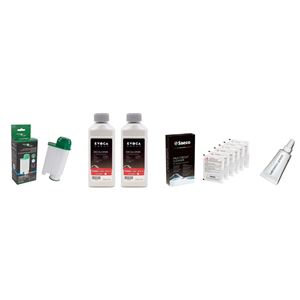 Filter Logic CFL-902B (za Brita Intenza +) + Saeco CA6700 odvápňovač 500 ml + Saeco CA6705/99 pre okruh mlieka + Saeco mazivo