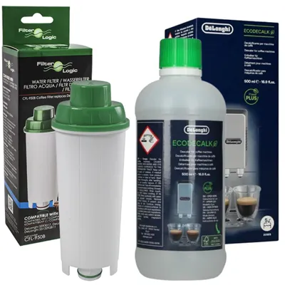 Filter Logic CFL-950B filter (za DeLonghi DLS C002) + DeLonghi EcoDecalk odvápňovač 500 ml