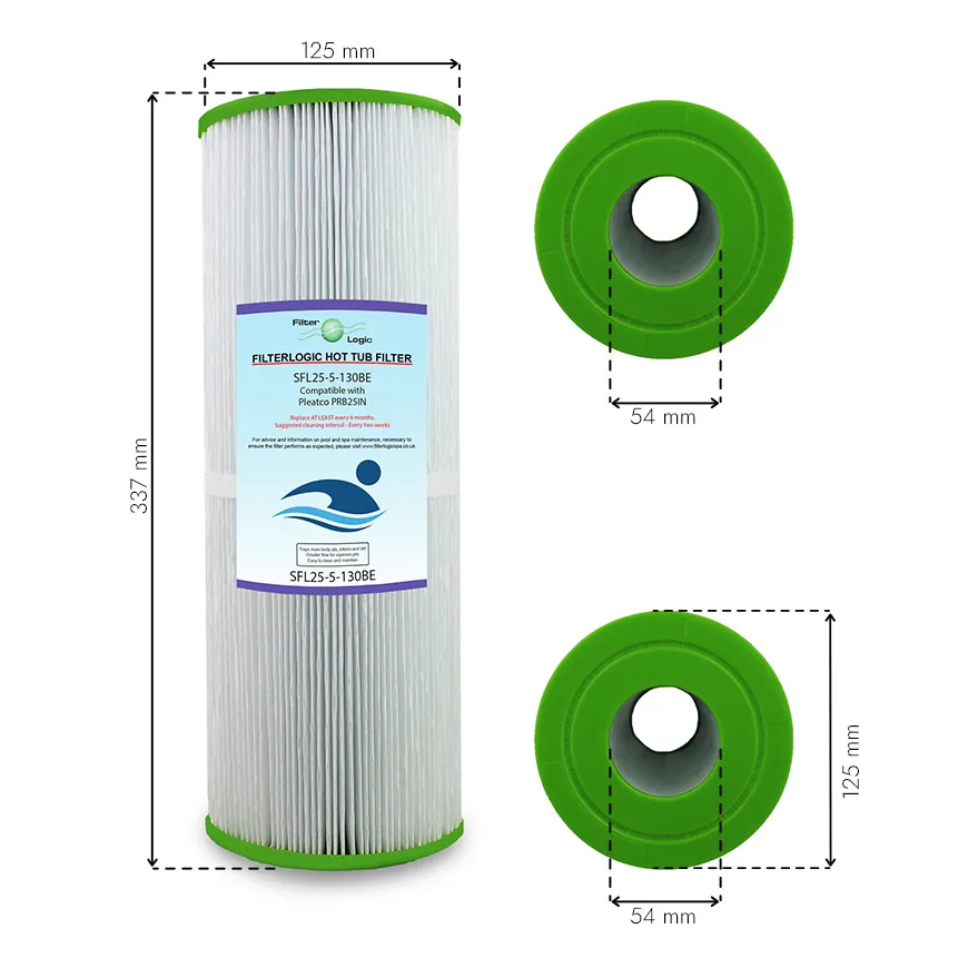 Filter Logic SFL25-5-13OBE filtračná kartuše pre bazény, vírivky a SPA (Pleatco PRB25IN, Unicel C-4326, Darlly SC704)