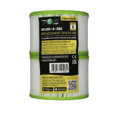 FilterLogic SFLIN1-4-3BE filter do vírivky Intex 29001  S1, Pure Spa, Pleatco PIN4 PAIR
