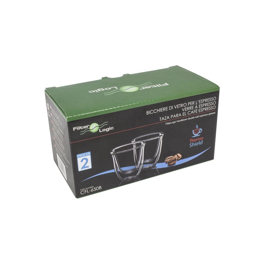 Filter Logic CFL-655B termo espresso poháriky 2 ks 70 ml