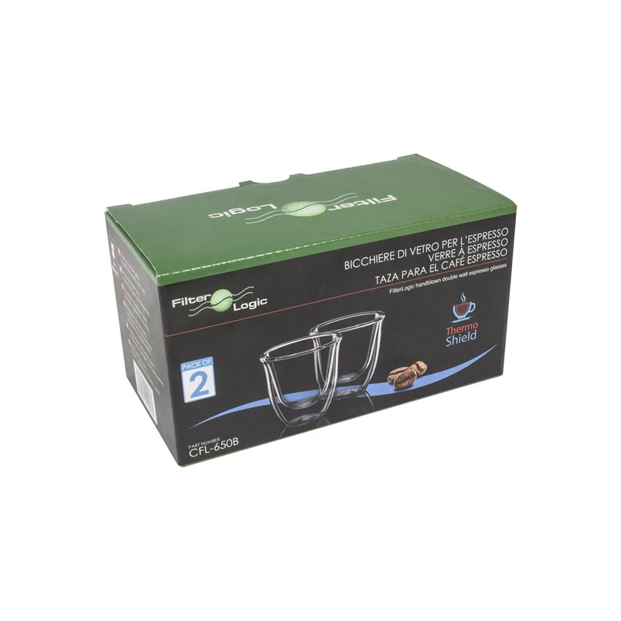 Filter Logic CFL-655B termo espresso poháriky 2 ks 70 ml