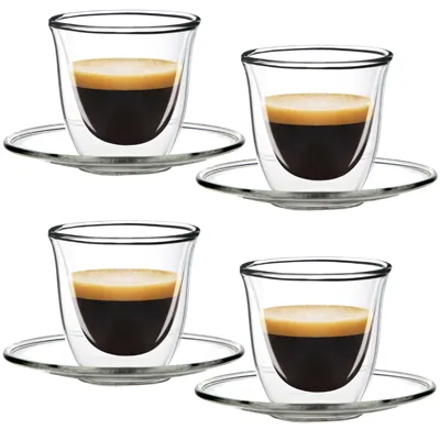 Filter Logic CFL-657 Espresso pohárik s tanierikom 70 ml 4 ks