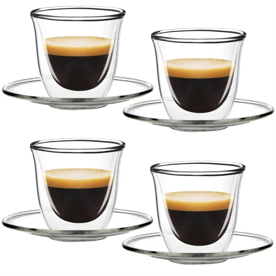 Filter Logic CFL-657 Espresso pohárik s tanierikom 70 ml 4 ks