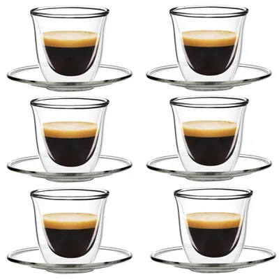 Filter Logic CFL-657 Espresso pohárik s tanierikom 70 ml 6 ks