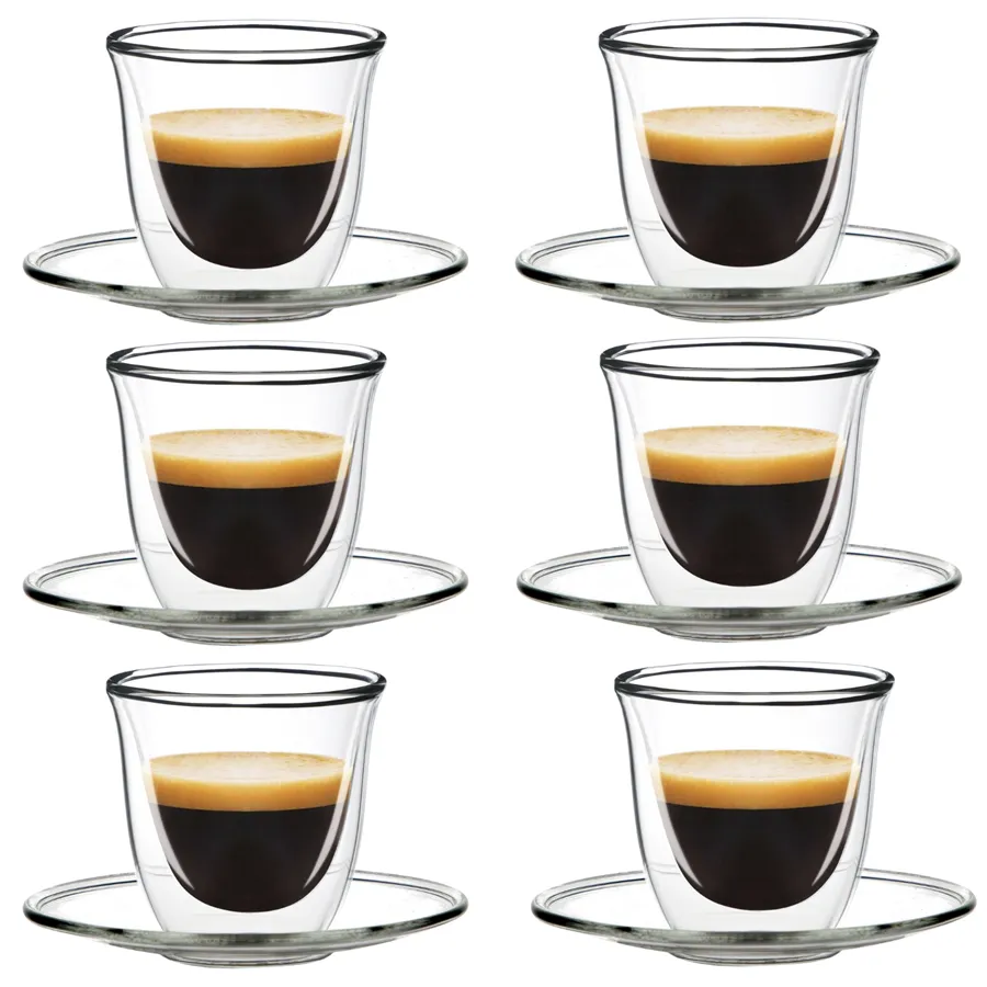 Filter Logic CFL-657 Espresso pohárik s tanierikom 70 ml 6 ks