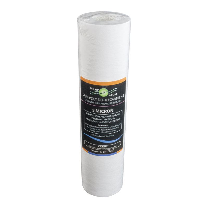 Filter Logic S10M05 (SP10M05) polypropylénový mechanický filter PP 10" Slimline 5 µm