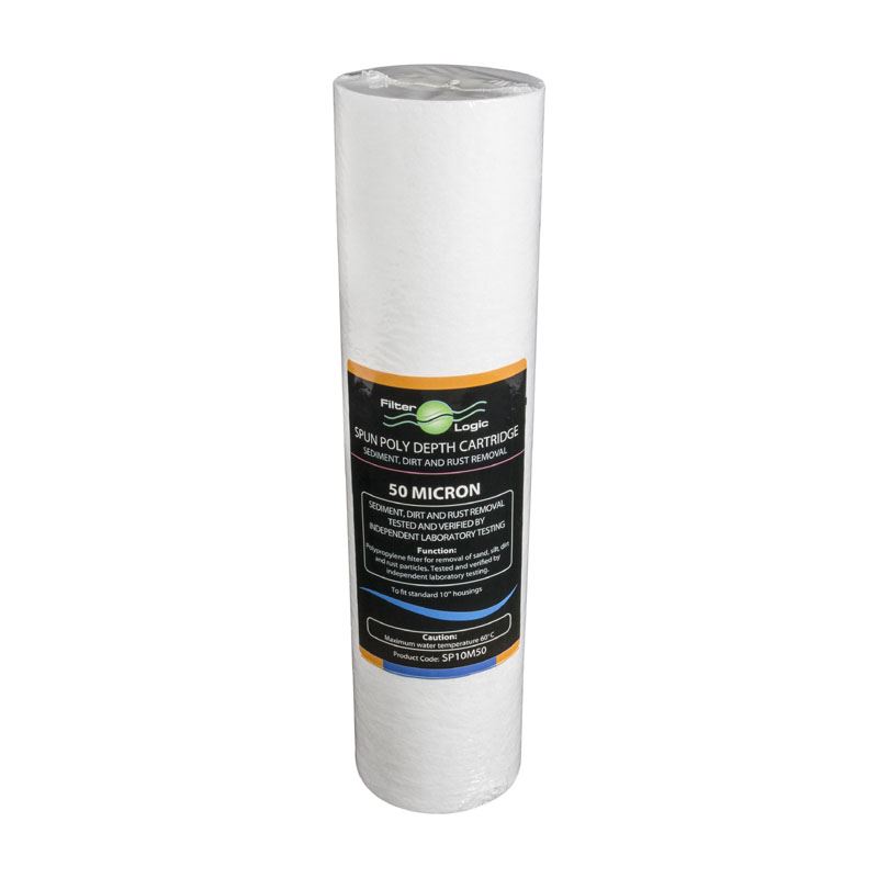 Filter Logic SP10M50 polypropylénový mechanický filter PP 10" Slimline 50 µm