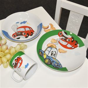 Orion plytký detský tanier AUTO pr. 21 cm