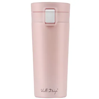 Vialli Design termohrnček FUORI 400 ml ružový