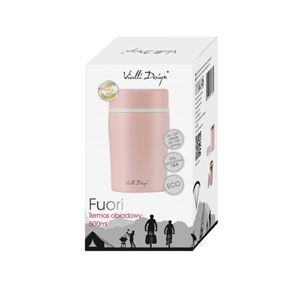 Vialli Design termoska na jedlo FUORI ružová 500 ml