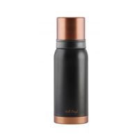 Vialli Design turistická termoska FUORI čierna 1 l (black rose gold)