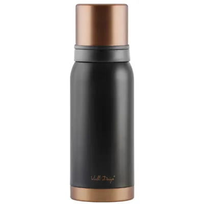Vialli Design turistická termoska FUORI čierna 1 l (black rose gold)