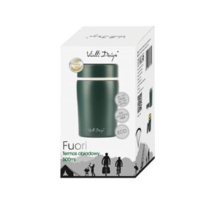 Vialli Design termoska na jedlo FUORI zelená 500 ml