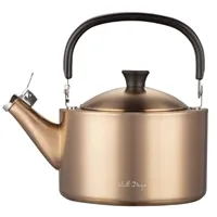 Vialli Design DIAMANTE čajová kanvica s píšťalkou, matná, rose gold 1,5 l