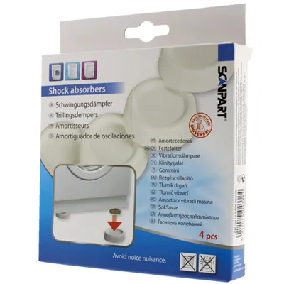 Scanpart SCA1940000200 antivibračné podložky pod práčku, 4 ks