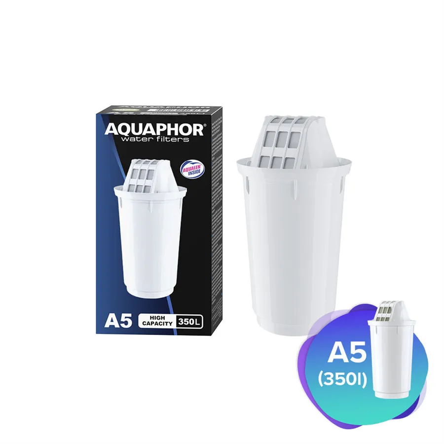 Aquaphor Prestige filtračná kanvica čierna 2,8 l + 4 ks filtra Aquaphor A5