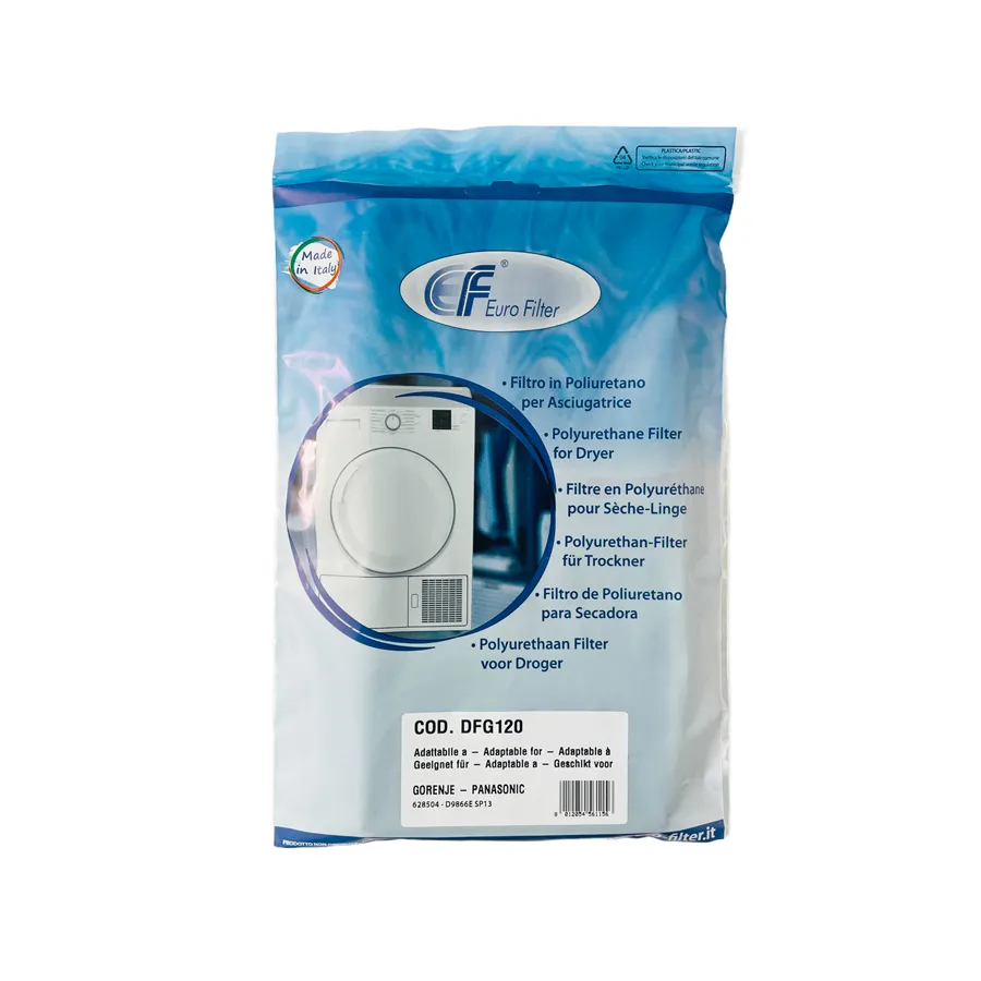 Euro Filter DFG120 náhradný penový filter do sušičky za Gorenje 628504, 429410, Panasonic S810183 SP13
