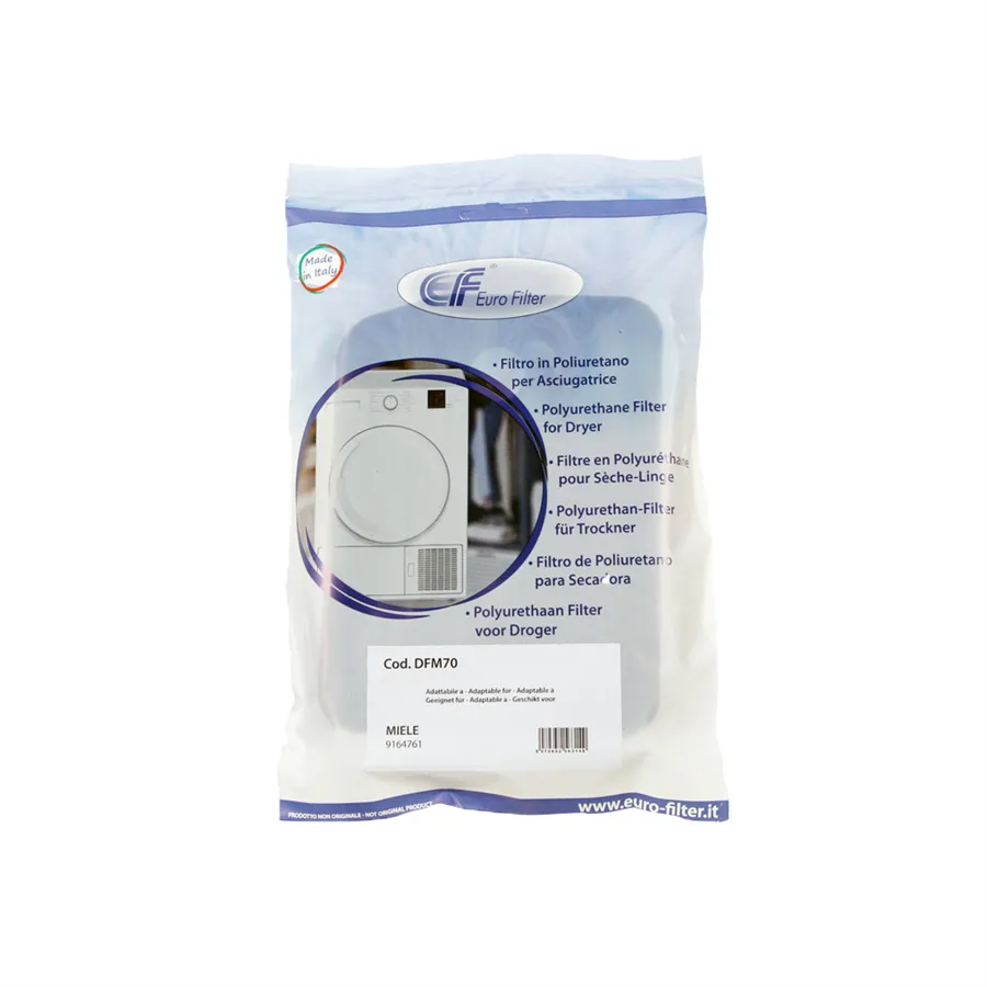Euro Filter DFM70 náhradný penový filter do sušičky Miele 9164761, MIELE T1 Active, MIELE T1 Edition