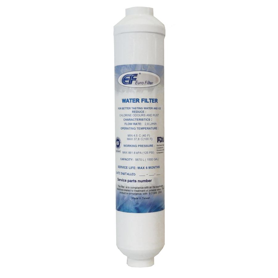 Euro Filter WF010 univerzálny filter do chladničky na hadičku (Samsung DA29-10105J, LG 5231JA2010B / Electrolux 4055050316 General Electric GXRTQR)