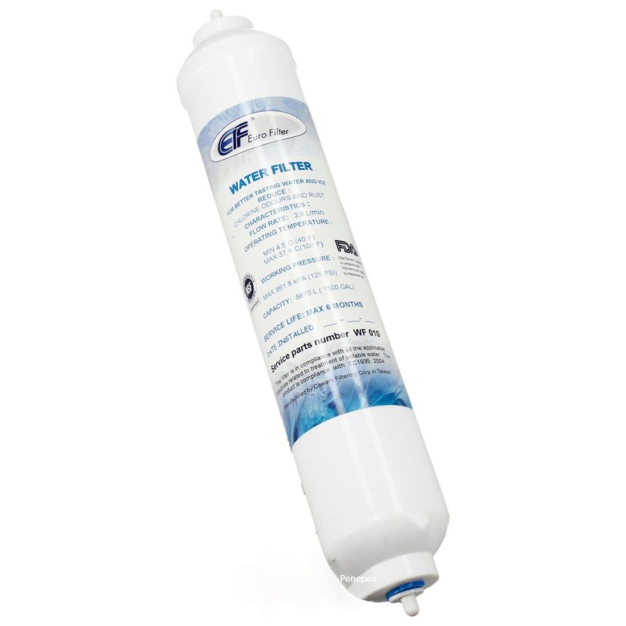 Euro Filter WF010 univerzálny filter do chladničky na hadičku (Samsung DA29-10105J, LG 5231JA2010B / Electrolux 4055050316 General Electric GXRTQR)
