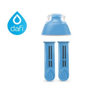 Dafi náhradný filter 2 ks + viečko do filtračnej fľaše modrej